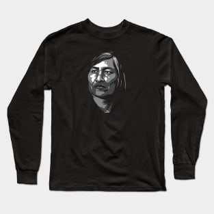 Will Sampson greyscale Long Sleeve T-Shirt